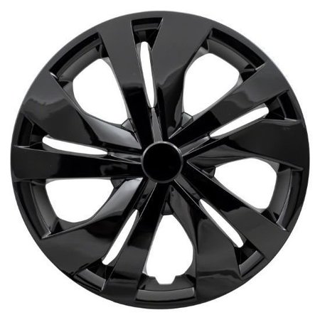 COAST2COAST 15", 5 Split Spoke, Gloss Black, Plastic, Set Of 4 IWC53515BLK